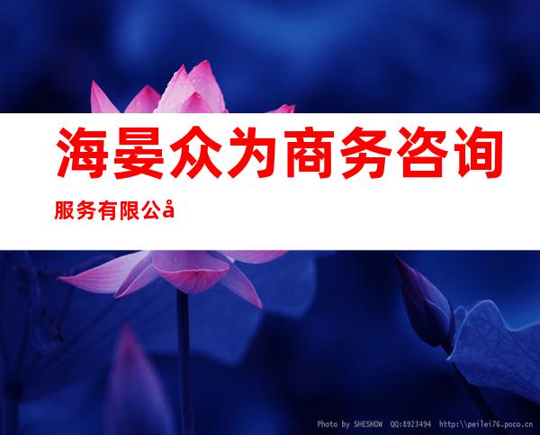海晏众为商务咨询服务有限公司